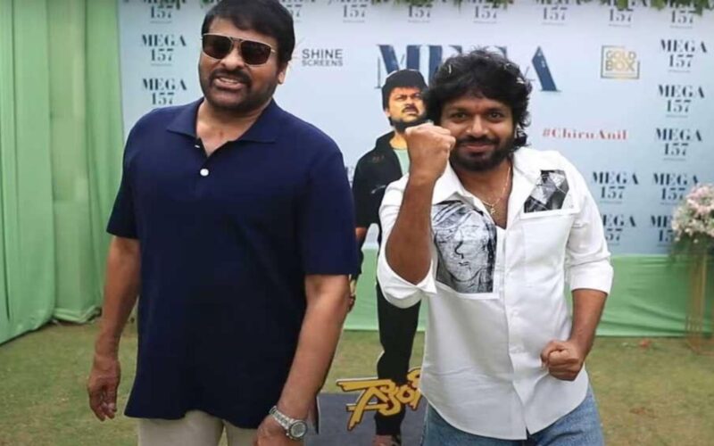 Chiranjeevi and Anil Ravipudi Mega 157 speeds through shoot