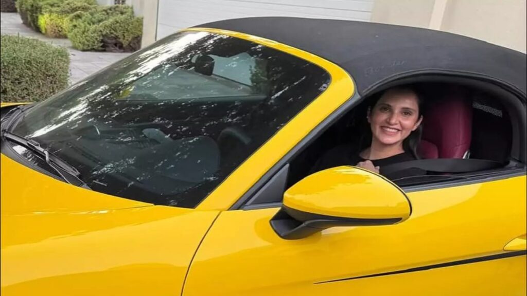 Sania Mirza's car