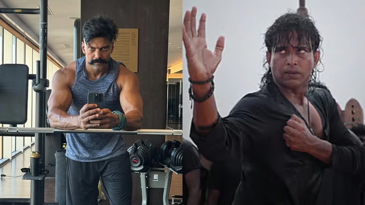 Arya flaunts a bold new look for his upcoming film Vettuvam