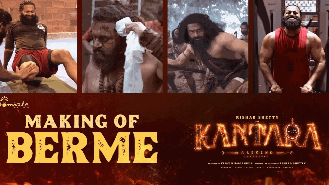 Rishab Shetty’s intense training revealed in Kantara Chapter 1 making video