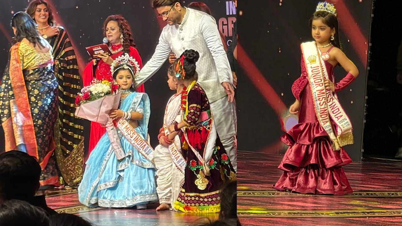 Neysha Singh Agarwal Wins Cultural Round (5–7 Years) and Miss Charming Personality Title at Junior Miss India 2026