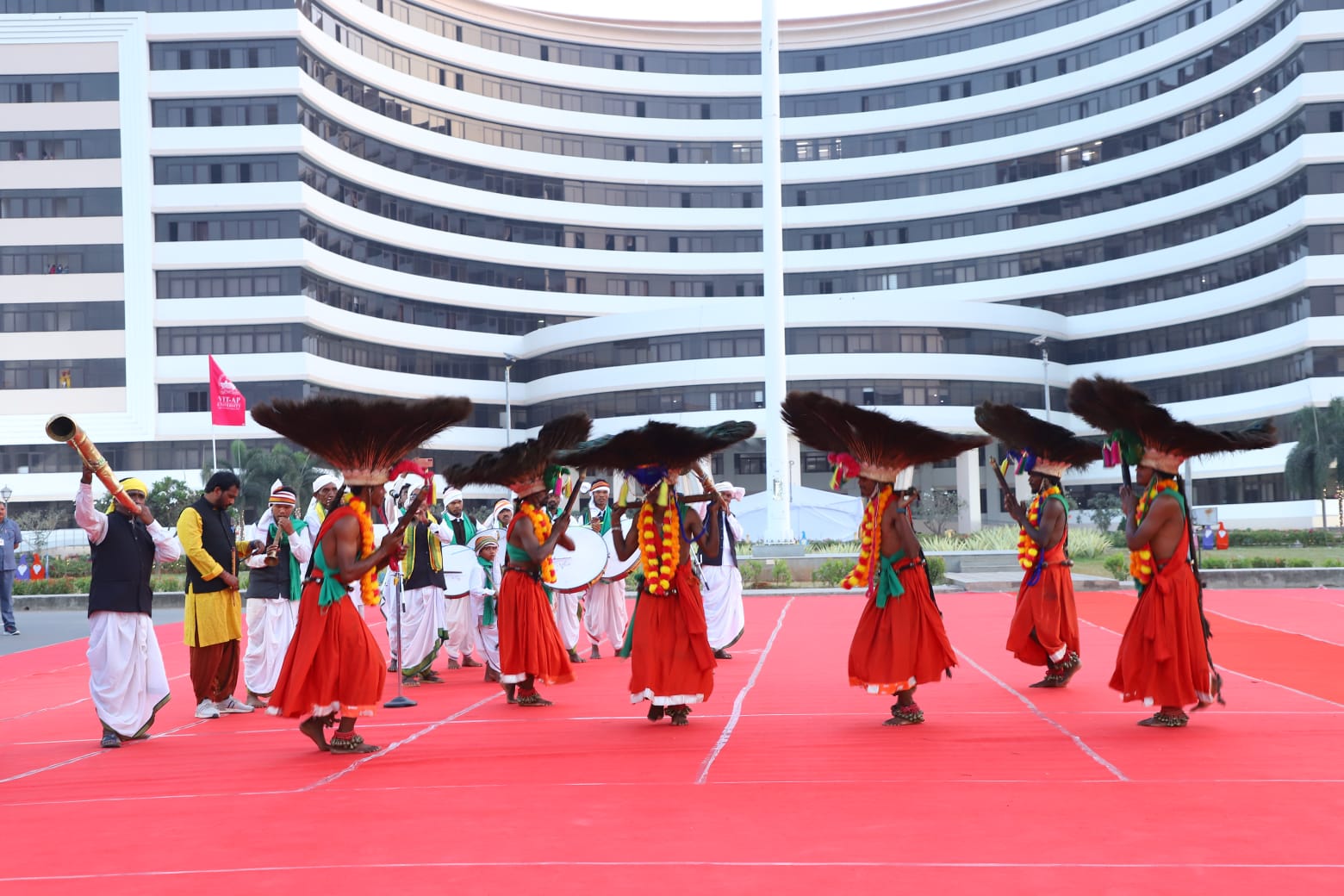 “Vasudaikam: A State-Wise Ethnic Rally Unfolds at the Inaugural Session of VITOPIA-2026’s Mega Cultural Festivities at VIT-AP University”