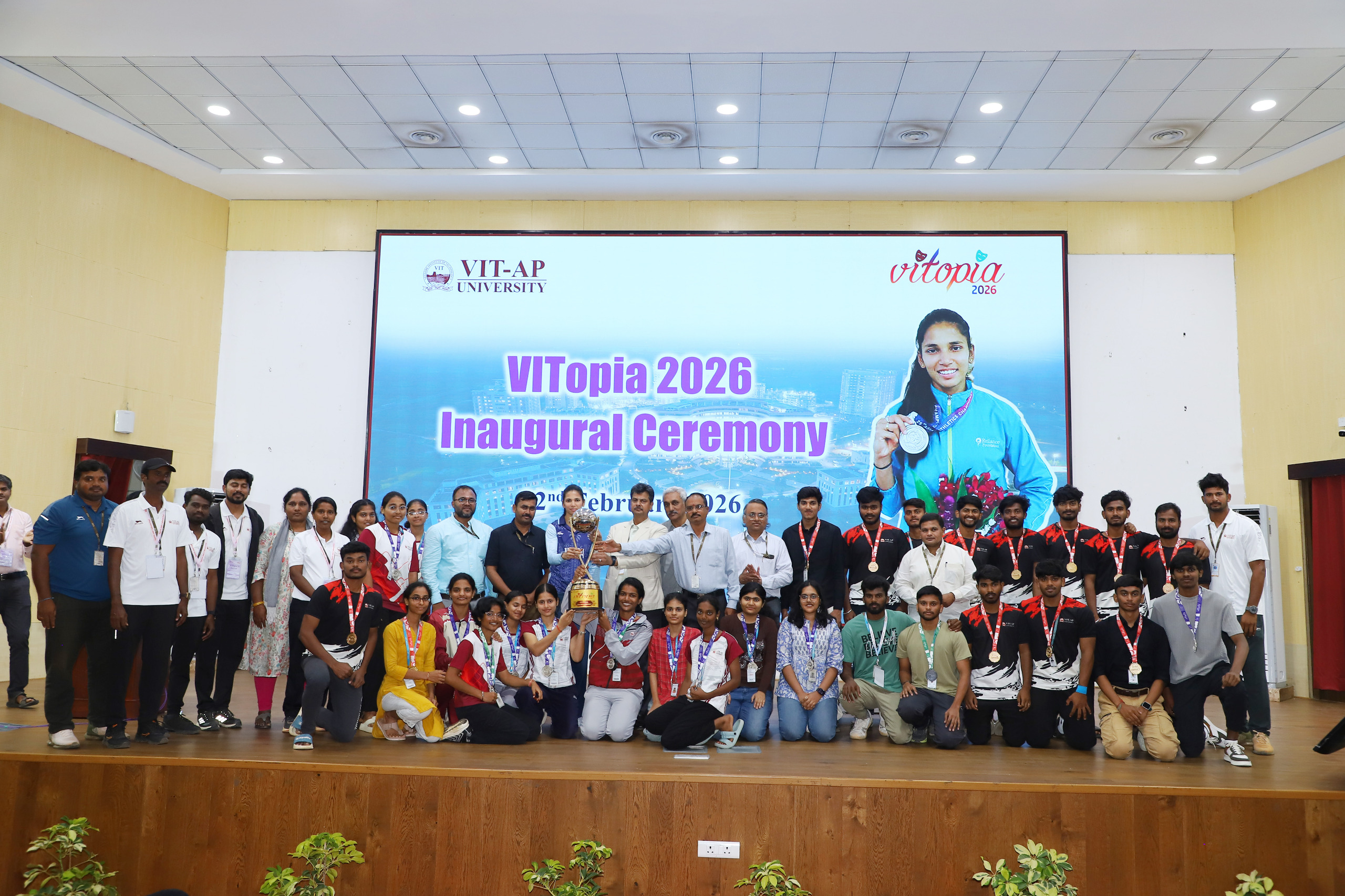 VIT-AP University Celebrates Athletic Excellence at the VITOPIA 2026 Annual Sports Awards