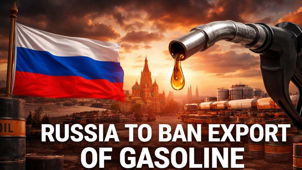 Russia to Ban Gasoline