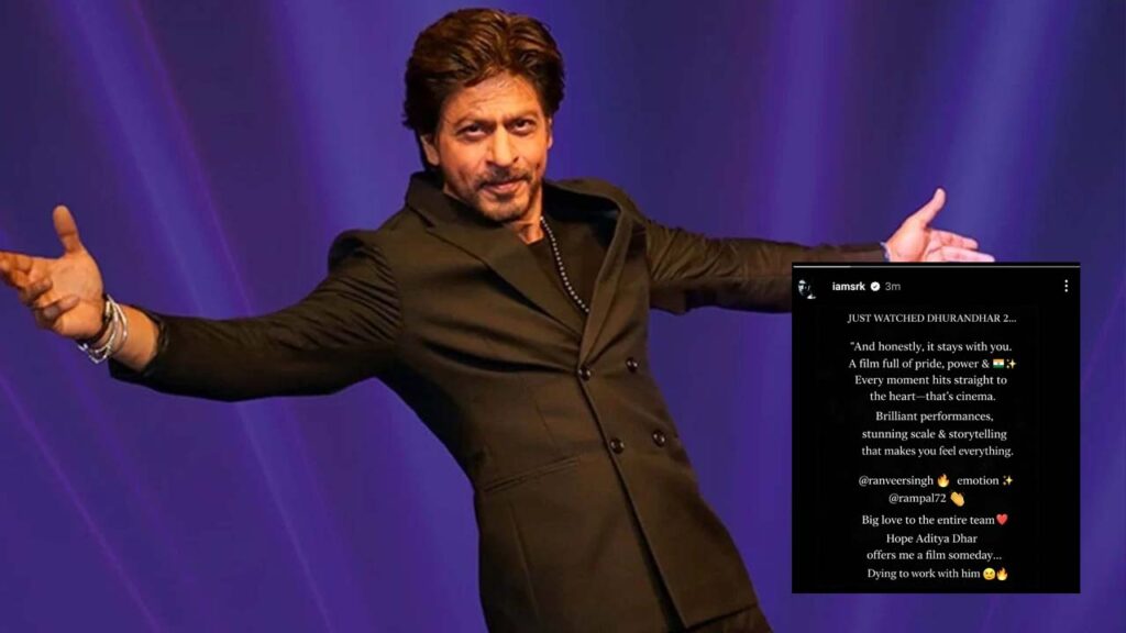 Shah Rukh Khan's Sensational Comments On Aditya Dhar For Dhurandhar Goes Viral