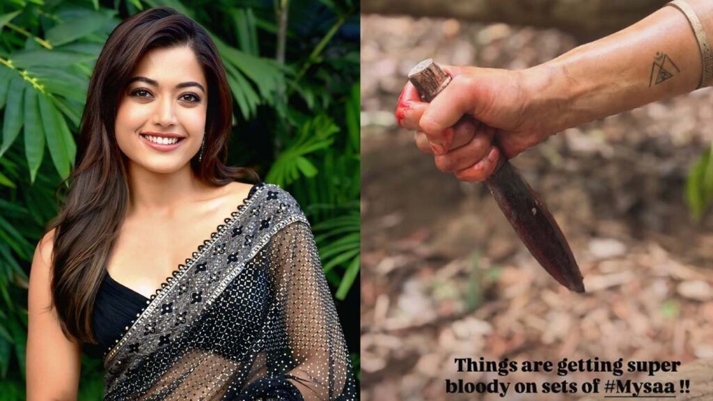 Rashmika Mandanna Drops Raw BTS From ‘Mysaa’