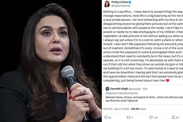 Preity Zinta Opens Up on Paparazzi Harassment: “It Can Be Scary”