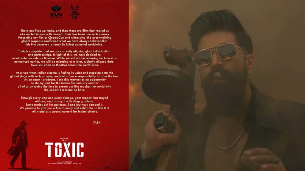 Toxic Postponed Again? Yash Breaks Silence on June 4 Release Shift