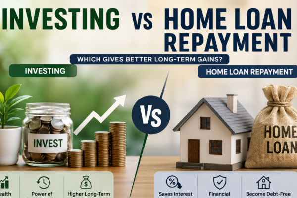 Investing Vs Home Loan Repayment : Which one gives better long-term gains?
