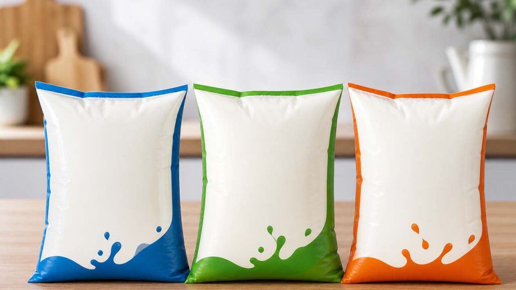 This Is Why Milk Packets in India Are Blue, Green and Orange