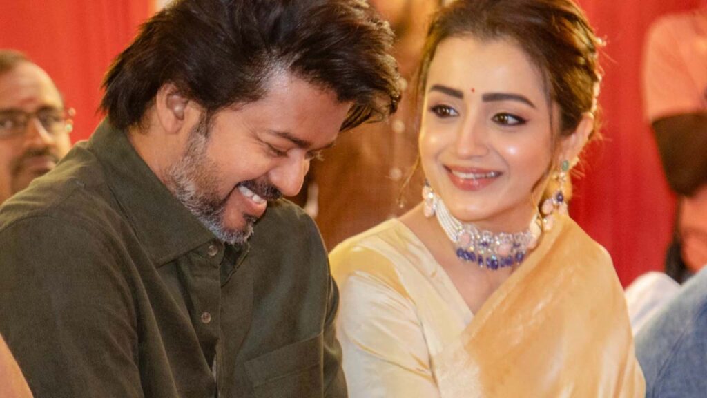 Trisha Krishnan Arrives at Vijay’s Residence to Celebrate TVK’s Win