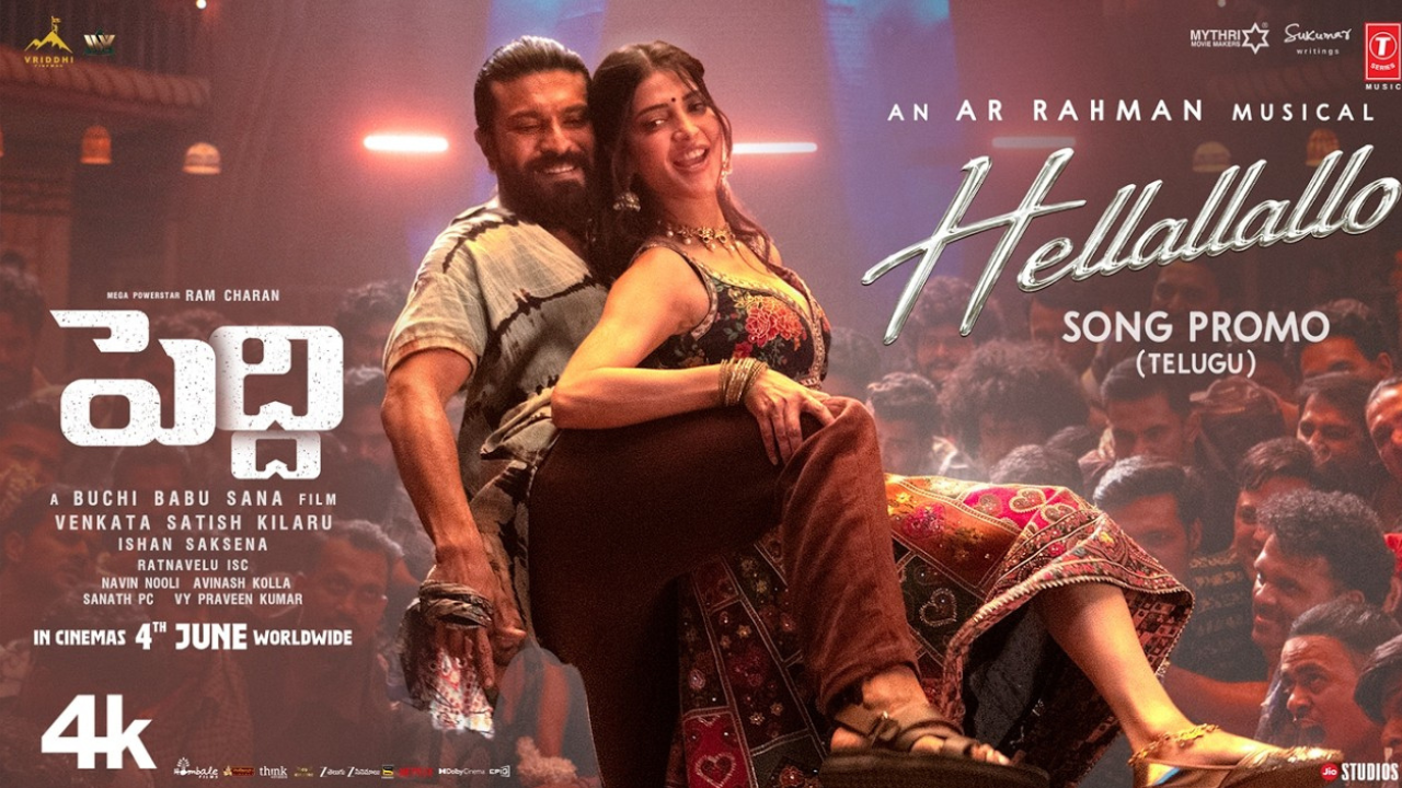 Ram Charan-Janhvi Kapoor, Shruthi Haasan Peddi Special Song Out